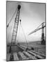 Tinsley Viaduct under Construction, Meadowhall, Near Sheffield, South Yorkshire, November 1967-Michael Walters-Mounted Photographic Print