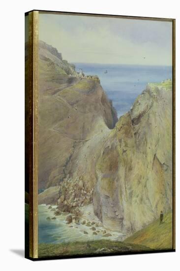 Tintagel, 1887 (W/C with Gouache on Paper)-Arthur Ackland Hunt-Stretched Canvas