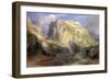 Tintagel Castle, Approaching Rain, 19th Century-Samuel Palmer-Framed Giclee Print