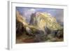 Tintagel Castle, Approaching Rain, 19th Century-Samuel Palmer-Framed Giclee Print