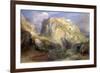 Tintagel Castle, Approaching Rain, 19th Century-Samuel Palmer-Framed Giclee Print
