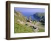 Tintagel Castle, Associated with the Legend of King Arthur, Tintagel, Cornwall, England, UK-Roy Rainford-Framed Photographic Print