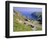 Tintagel Castle, Associated with the Legend of King Arthur, Tintagel, Cornwall, England, UK-Roy Rainford-Framed Photographic Print