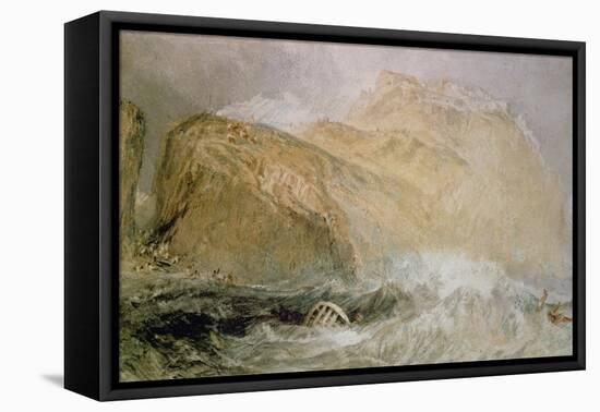 Tintagel Castle, Cornwall-J. M. W. Turner-Framed Stretched Canvas