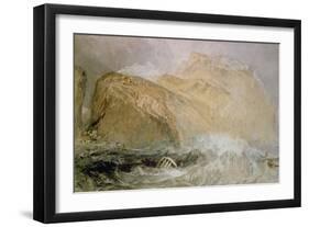 Tintagel Castle, Cornwall-J. M. W. Turner-Framed Giclee Print