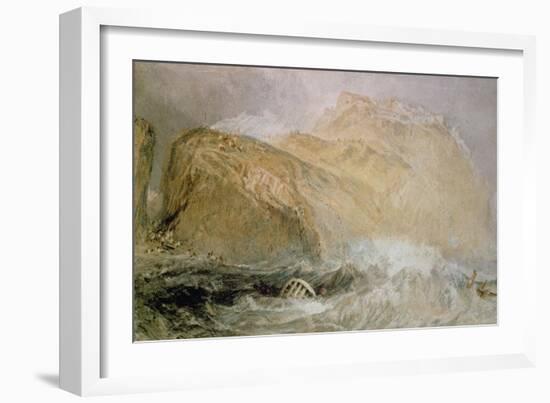 Tintagel Castle, Cornwall-J. M. W. Turner-Framed Giclee Print