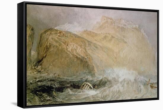 Tintagel Castle, Cornwall-J. M. W. Turner-Framed Stretched Canvas