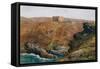 Tintagel, Cove and Hotel-Alfred Robert Quinton-Framed Stretched Canvas