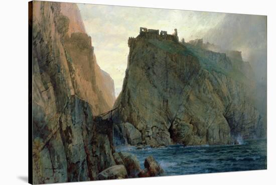 Tintagel on the Cornish Coast-William Trost Richards-Stretched Canvas