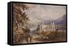 Tintern Abbey, C.1840-Henry Gastineau-Framed Stretched Canvas