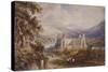 Tintern Abbey, C.1840-Henry Gastineau-Stretched Canvas