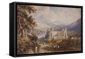 Tintern Abbey, C.1840-Henry Gastineau-Framed Stretched Canvas