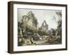 Tintern Abbey, from The Romantic and Picturesque Scenery of England Wales, Published 1805-Philippe De Loutherbourg-Framed Giclee Print