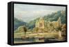 Tintern Abbey-Thomas Girtin-Framed Stretched Canvas