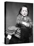 Tintype Portrait of a Child, Ca. 1870-null-Stretched Canvas