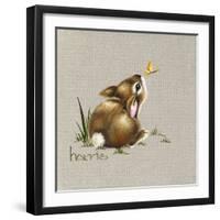 Tiny Bunny-Peggy Harris-Framed Giclee Print