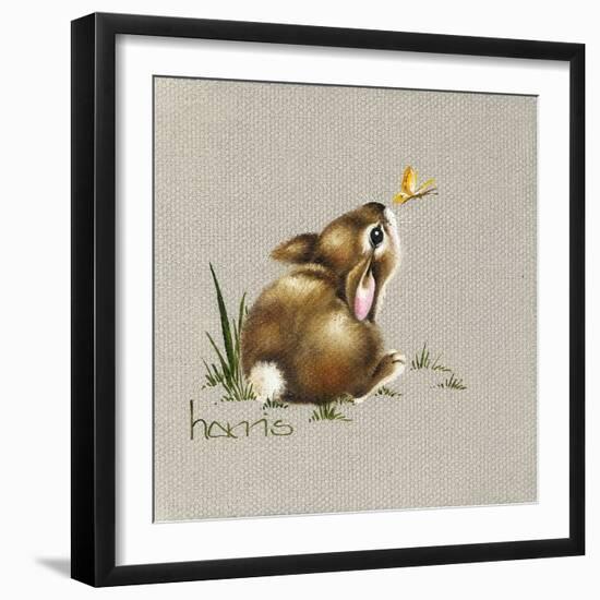 Tiny Bunny-Peggy Harris-Framed Giclee Print