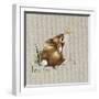 Tiny Bunny-Peggy Harris-Framed Giclee Print