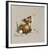 Tiny Bunny-Peggy Harris-Framed Giclee Print