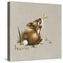 Tiny Bunny-Peggy Harris-Stretched Canvas