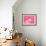 Tiny Glamour Dog With Pink Accessories Isolated-vitalytitov-Framed Photographic Print displayed on a wall