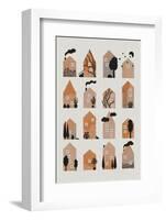 Tiny Houses #2-Alisa Galitsyna-Framed Photographic Print