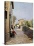 Tiny Road in Settignano-Telemaco Signorini-Stretched Canvas