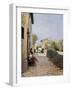 Tiny Road in Settignano-Telemaco Signorini-Framed Giclee Print