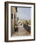 Tiny Road in Settignano-Telemaco Signorini-Framed Giclee Print