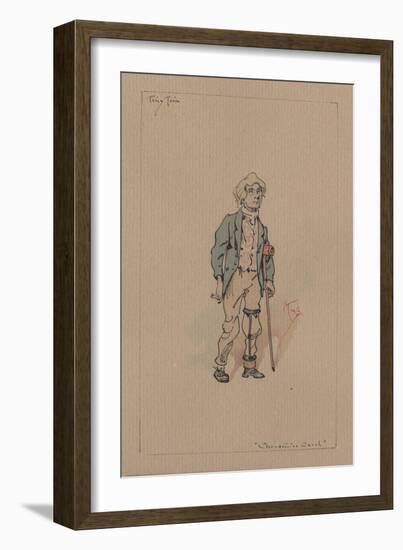 Tiny Tim - a Christmas Carol, C.1920s-Joseph Clayton Clarke-Framed Giclee Print