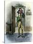 Tiny Tim Carried in Celebration, from Dickens' a Christmas Carol-null-Stretched Canvas