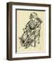 Tiny Tim in A Christmas Carol by Charles Dickens-Harold Copping-Framed Giclee Print