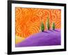 Tiny Tuscany (#25 in series)-Cindy Thornton-Framed Art Print