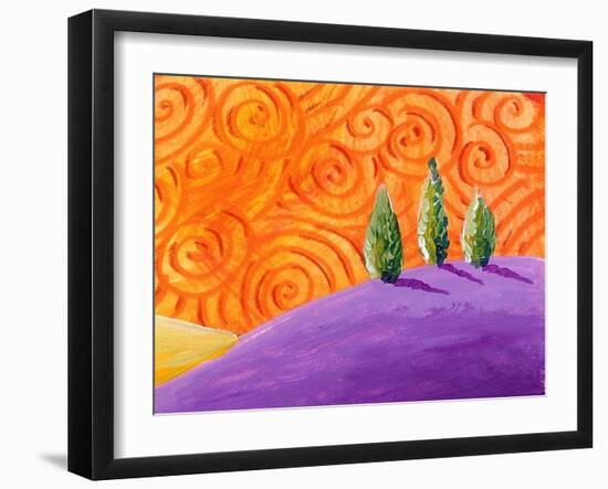 Tiny Tuscany (#25 in series)-Cindy Thornton-Framed Art Print