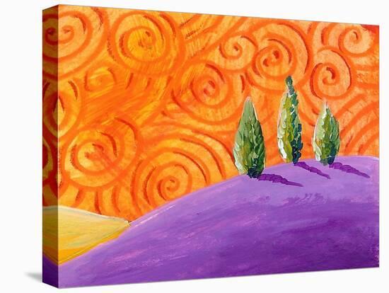 Tiny Tuscany (#25 in series)-Cindy Thornton-Stretched Canvas