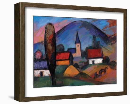 Tiny Village, 1963-Emil Parrag-Framed Giclee Print