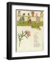 Tip-A-Toe-Kate Greenaway-Framed Art Print