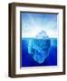 Tip of an Iceberg, Artwork-null-Framed Premium Photographic Print