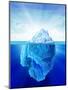 Tip of an Iceberg, Artwork-null-Mounted Premium Photographic Print