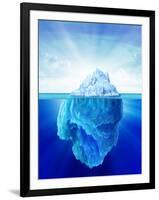 Tip of an Iceberg, Artwork-null-Framed Photographic Print