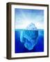 Tip of an Iceberg, Artwork-null-Framed Photographic Print