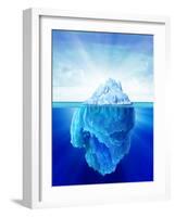 Tip of an Iceberg, Artwork-null-Framed Photographic Print