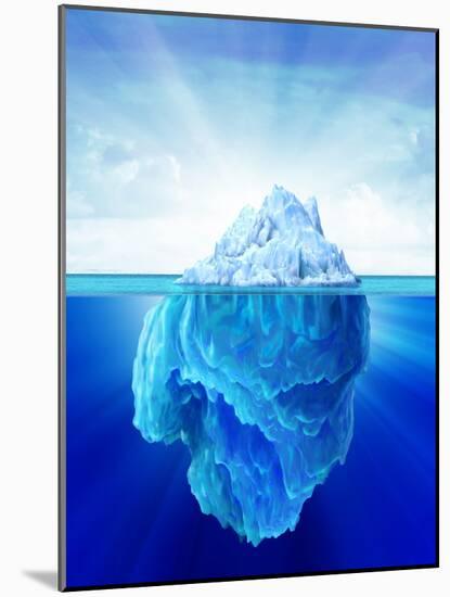 Tip of an Iceberg, Artwork-null-Mounted Photographic Print