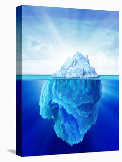 Tip of an Iceberg, Artwork-null-Stretched Canvas