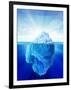Tip of an Iceberg, Artwork-null-Framed Premium Photographic Print