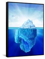 Tip of an Iceberg, Artwork-null-Framed Stretched Canvas