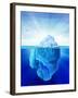 Tip of an Iceberg, Artwork-null-Framed Photographic Print