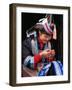 Tip-Top Miao Girl Doing Traditional Embroidery, China-Keren Su-Framed Photographic Print