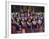 Tip-Top Miao Girls in Traditional Costume, China-Keren Su-Framed Photographic Print