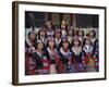 Tip-Top Miao Girls in Traditional Costume, China-Keren Su-Framed Photographic Print